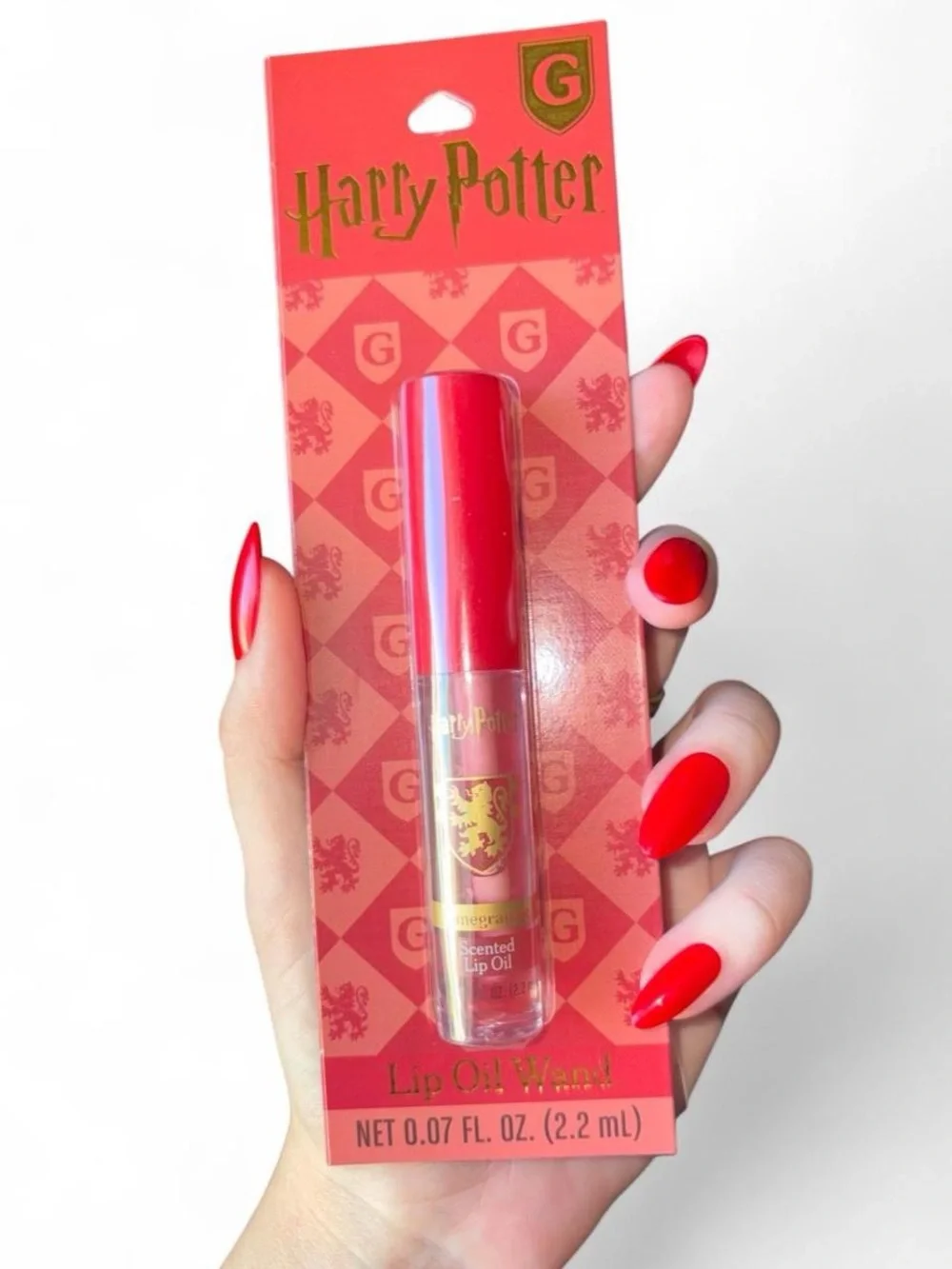✨ BRAND NEW Harry Potter Gryffindor Lip Oil Wand - Pomegranate Scented